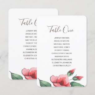 Rosa rote Blumengrün Hochzeitskarte. Einladung
