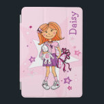 Rosa rote Haare Mädchen Sterne hinzufügen iPad Mini Hülle<br><div class="desc">Die neue Version des neuen Designs ist die neue Version des Designs,  die Sie in der neuen Version des Designs sehen können. Dieses Beispiel liest Daisy. Kunst und Design von Sarah Trett für www.mylittleeden.com</div>