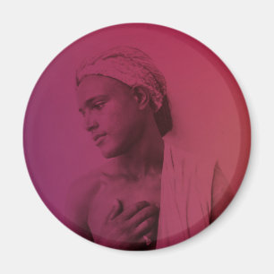 Rosa Roter Maghreb Tunesier Djerba Boy Man Male Ma Magnet