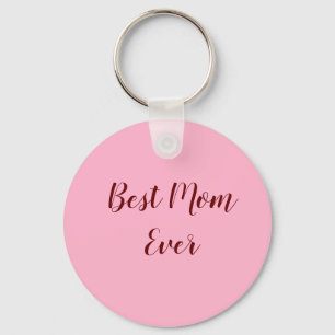 Rosa roter Muttertag beste Mama jemals Geschenk Te Schlüsselanhänger