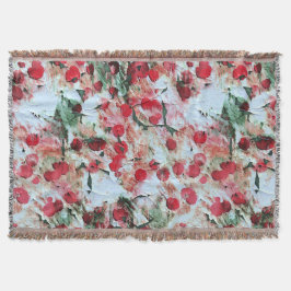 Rosa roter Schmutzpolka Dot Grunge Decke