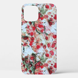Rosa roter Schmutzpolka Dot Grunge Decke Case-Mate iPhone Hülle