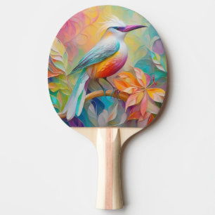 Rosa Roter Vogel Tischtennis Schläger
