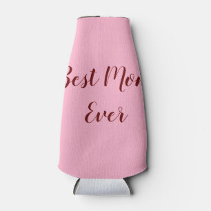 Rosa rotes Muttertagsgeschenk für die beste Mama, Flaschenkühler