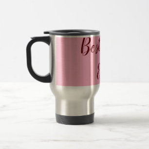 Rosa rotes Muttertagsgeschenk für die beste Mama, Reisebecher