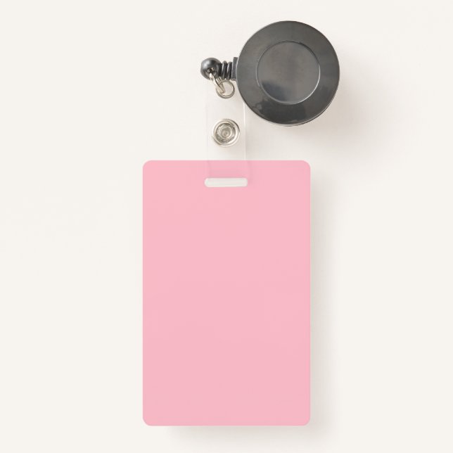 rosa rückziehbar ausweis (Vorderseite mit Rechteck)