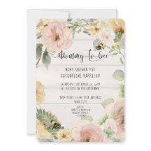 Rosa Rustikale BOHO Blume Mommy to Bee Dusche