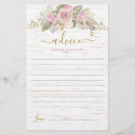 Rosa rustikaler Pumpkin-Ratschlag für die Mama, di