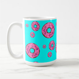 Rosa Sahne Donuts Kaffeetasse