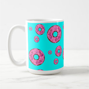 Rosa Sahne Donuts Kaffeetasse