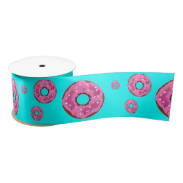 Rosa Sahne Donuts Satinband