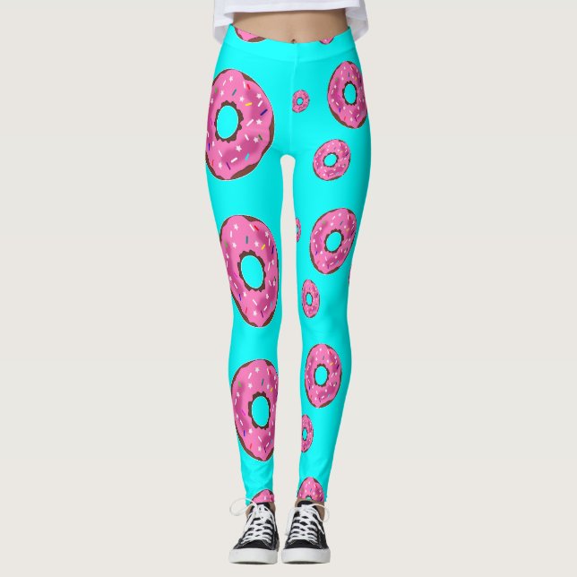 Rosa Sahne Leggings (Vorderseite)