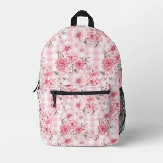 Rosa Sakura-Blume Bedruckter Rucksack