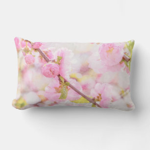 Rosa Sakura-Blume - Blüte der japanischen Kirsche Lendenkissen