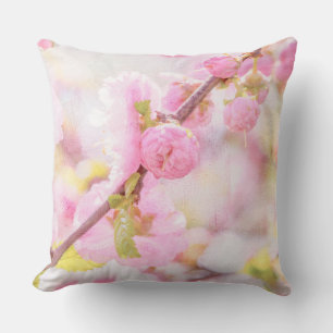 Rosa Sakura-Blüten - Japanische Kirschblüte Kissen