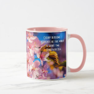 Rosa Sakura Garland, Blauer Himmel Tasse
