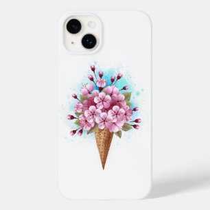 Rosa Sakura Ice Waffel Case-Mate iPhone 14 Plus Hülle