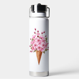 Rosa Sakura Ice Waffel Trinkflasche