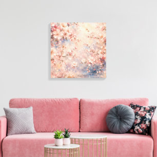 rosa Sakura Kirschblüten romantisch träumerisch Leinwanddruck