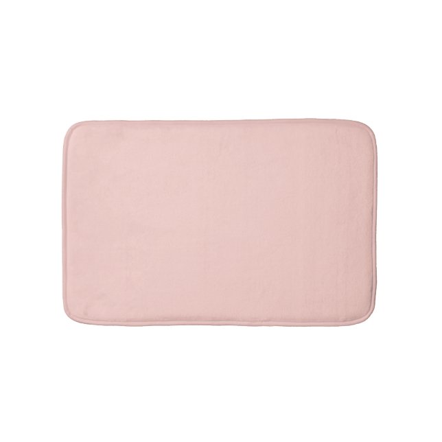 Rosa Salz Solid Color Badematte (Vorderseite)