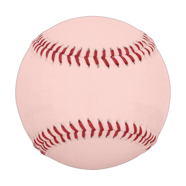 Rosa Salz Solid Color Baseball (Vorderseite)