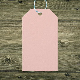 Rosa Salz Solid Color Geschenkanhänger