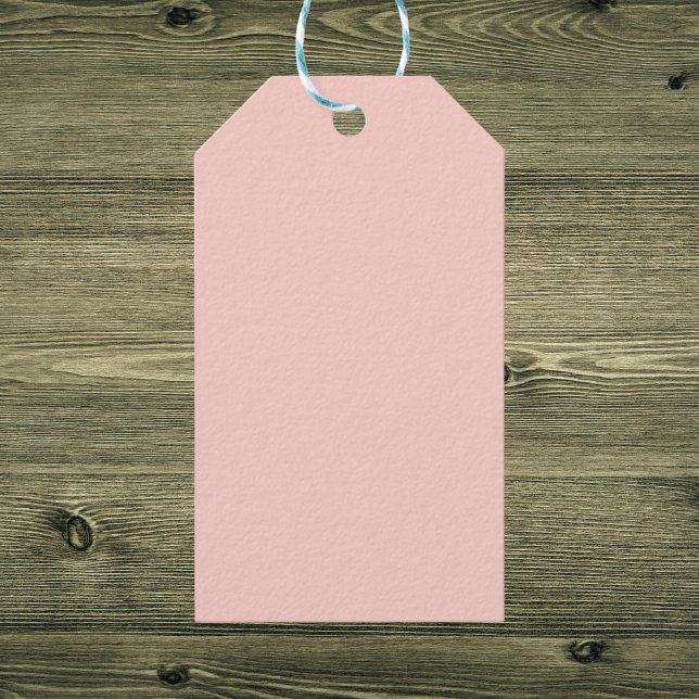 Rosa Salz Solid Color Geschenkanhänger (Von Creator hochgeladen)