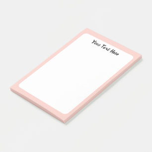 Rosa Salz Solid Farbe angepasst Post-it Klebezettel