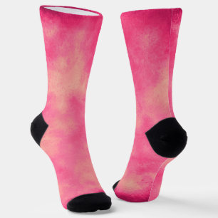 Rosa Sand Cloud-Effekt Nachhaltige Crew Sock Socken