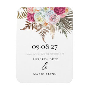 Rosa Save the Date Magnet