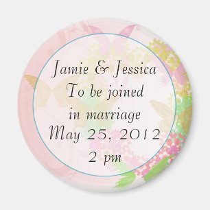 Rosa Save the Date Magnet