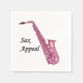 Rosa Sax Cocktail Papier Napkins Serviette