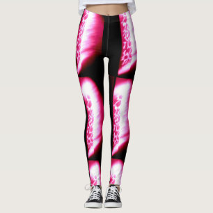 Rosa Schatten schwarz Leggings