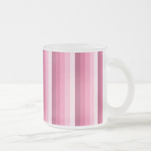 Rosa Schattenstreifen Mattglastasse