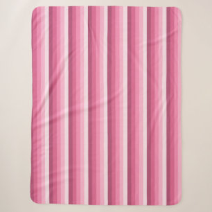 Rosa Schattierungsstreifen Sherpadecke