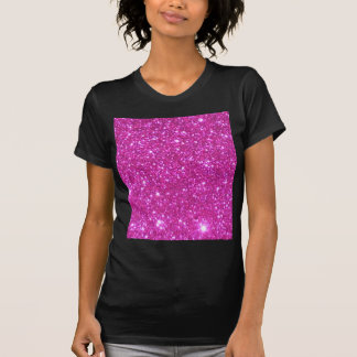 Rosa Schein-funkelnd Glitzer-Girly T-Shirt