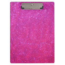 Rosa Schein-Glitzer-Girly Klemmbrett