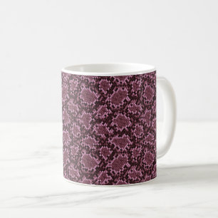 Rosa Schlange drucken Kaffeetasse