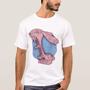 Rosa schlechtes Häschen T-Shirt