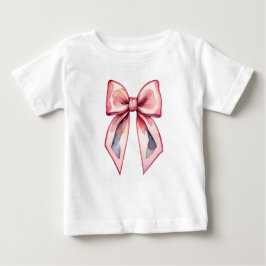 rosa Schleife Baby T-shirt