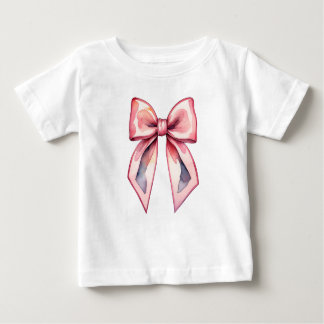 rosa Schleife Baby T-shirt