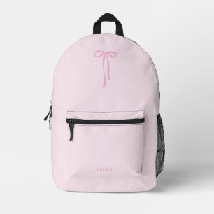 rosa Schleife Bedruckter Rucksack
