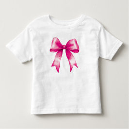 Rosa Schleife Kleinkind T-shirt