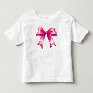 Rosa Schleife Kleinkind T-shirt