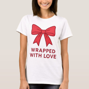 Rosa Schleife mit Liebe umwickelt, Coquette-Ästhet T-Shirt
