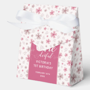 ROSA SCHLEIFE & TOR BOGEN HERBST-KÜRBIS-GEBURTSTAG GESCHENKSCHACHTEL