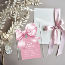 Rosa Schleifen-Baby-Mädchen-elegante Babyparty-Ein