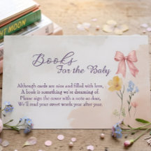 Rosa Schleifen-Blumen-Aquarell-Buch für die Baby-K