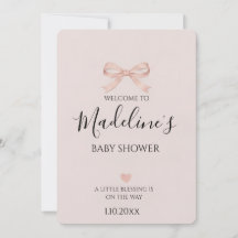Rosa Schleifen-Coquette-Mädchen-Baby-Party