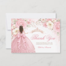 Rosa Schleifen-Mädchen-Quinceañera-Kleid Tiara-Kro
